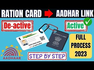 Deactivate Ration Card Ko Activate Kaise Kare I How To Link Aadhar To Ration Card Online