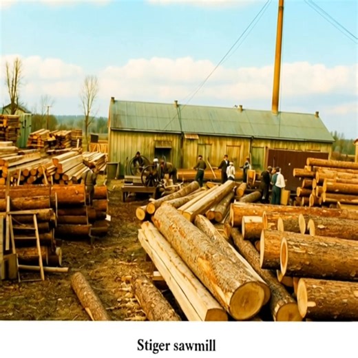2K views | Here’s a rare look at the Stiger Sawmill, once a bustling...
