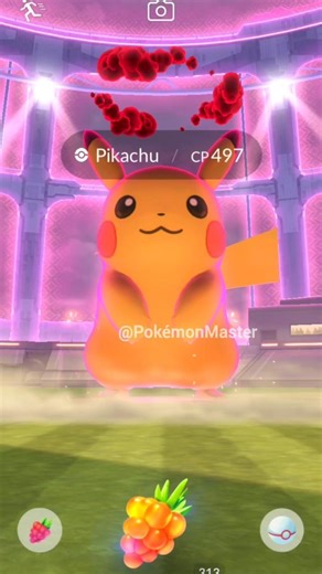 GOT *NEW Dynamax Pikachu in Pokemon GO.