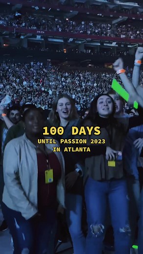 We cannot wait to lift up the name of JESUS in a room together with thousands of 18-25 year olds at the State Farm Arena in Atlanta in 100 DAYS! 🫶 #passionconference #passion2023 #christiantiktok