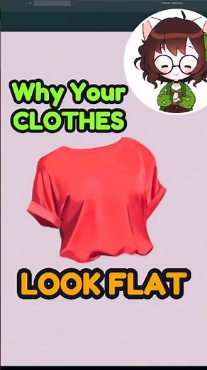 Why your clothes shading looks flat 🎨👕 #arttips #drawing #howtorender #tutorial #painting