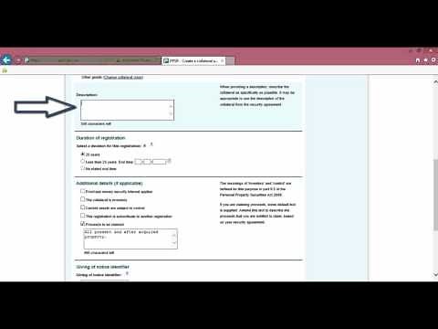 Creating a Registration on the PPSR