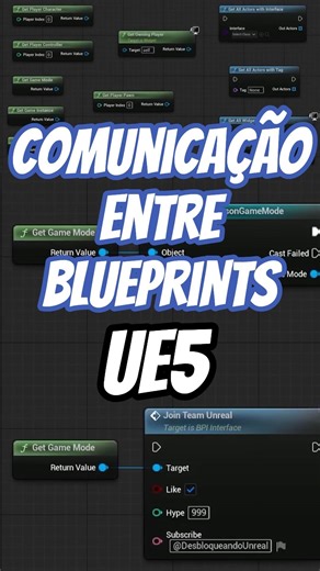 Comunicação entre Blueprints com Interfaces na Unreal Engine 5 #ue5 #unrealengine #gamedev #indiedev