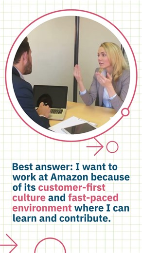 Why Amazon? Best Answer to Get Selected