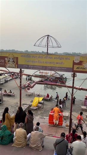 This is the same Saryu river where Lord Shri Ram took Jal Samadhi 🙏🥹 #ayodhyadham #trendingshorts...