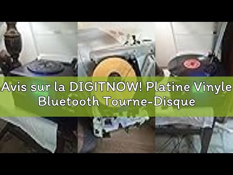 Avis sur la DIGITNOW! Platine Vinyle Bluetooth Tourne-Disque USB mp3 et Fonction Encodage Classique