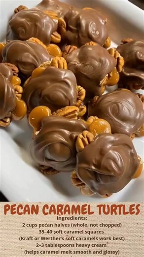 Perfect Pecan Caramel Turtles | Cakecrafted Recipes