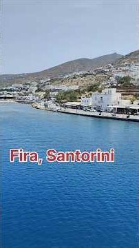 Romantic couple visited Santorini #Fira #greece #greekislands#cruise #beach#europe #indian #love