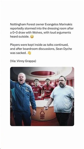 Marinakis Storms Dressing Room 😳