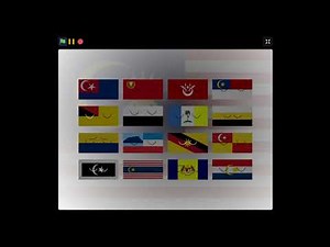 Malay Flag Band With Countryball faces
