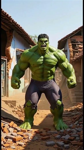 HULK vs Bull – Ultimate Power Battle 💥 Who Wins? #aishorts #youtubeshorts #shortsfeed