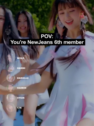 POV: You're NewJeans 6th member 🐰✮⋆˙ #newjeans #nwjns #minji #hanni #danielle #haerin #hyein #YN #ynpov #ynkpop #kpopfyp #dr #pov #shifting #kpopshifting #linedistribution #supershy