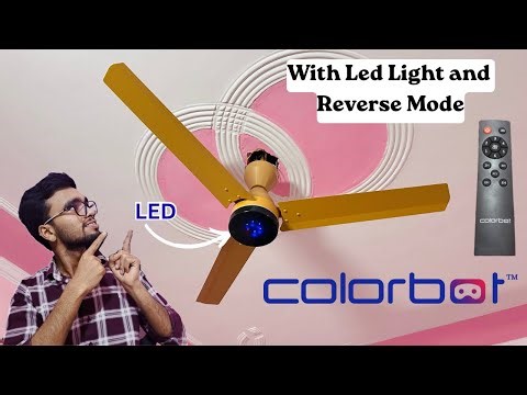 Colorbot Stella BLDC Ceiling Fan | Unboxing and Installation | Best BLDC Ceiling Fan |