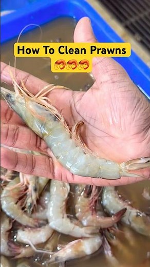 🦐 How to Clean Prawns Properly | Step-by-Step #shorts