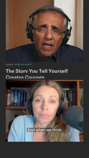 Courage starts with the story you tell yourself—about who you are and why you’re here. When you define that narrative, acting bravely becomes a choice, not a reaction. Listen to the full IdeaCast episode here: https://s.hbr.org/4n0RLkA | Harvard Business Review