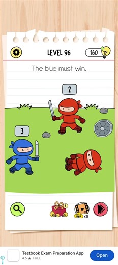 brain test game level 96