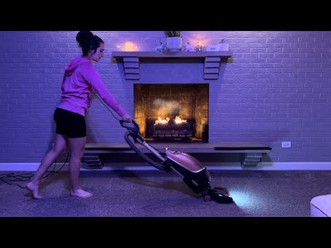 8 HOUR Cozy Vacuuming by the Fireplace for Ultimate Relaxation | Soothing ASMR Experience for Sleep