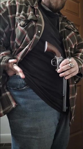 How To: Conceal Carry A 7.5" Barrel 45lc Colt Single Action Revolver.