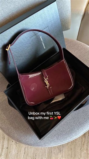 Pov: she’s a cherry red girl 🍒✨ Unboxing dark red wine YSL hobo bag❤️ @SAINT LAURENT #ysl #yslbag #yslbagunboxing #unboxing #yslhobobag #cherryred #luxuryunboxing #unboxwithme #unpackwithme #tiktokunboxing #fashionunboxing #bagunboxing #fashiontiktok #fashion #fashiontrends #fashioninspo #trendbags #designerhandbags #fyp #foryou #viral #pinterest #outfitinspo #pourtoi #saintlaurent #saintlaurentbag