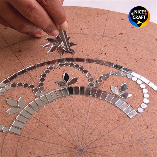 3.7K views · 21 reactions | How to Make Viral Mosaic Art | Wall Putty, Ceramic Powder, Grout Powder | Step by Step Tutorial Part 9 | Nice Craft | Facebook