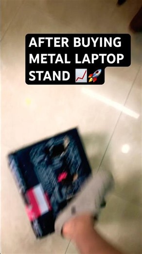 Me To my DIY ! 😂 #viral #diy #metal laptop Stand 🔥