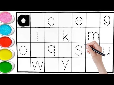 🌈Fill in the Missing Lowercase Alphabets! 📝 |💖 Small Letters Quiz for Kindergarten 🎓