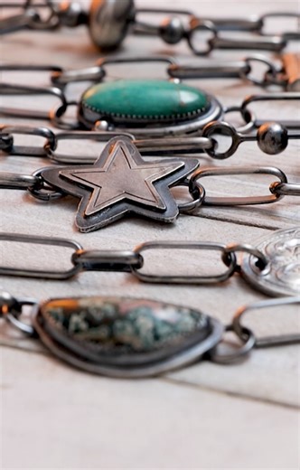 GRS TOOLS on Instagram: "Create something original in 2026! Led by Amy Raymond, this new course will test your fabrication skills. Every part of the charm necklace will be custom-made by you. Students will create three different link sizes, learn how to cut, shape, and solder them into cohesive chain sections. Instruction will cover intermediate bright-cut engraving with an emphasis on scrolls, double scrolls, and engraving on non-standard shapes. Additionally, you'll learn how to form a bezel,