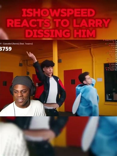 Speed's reaction to Larray Diss Track 🤣