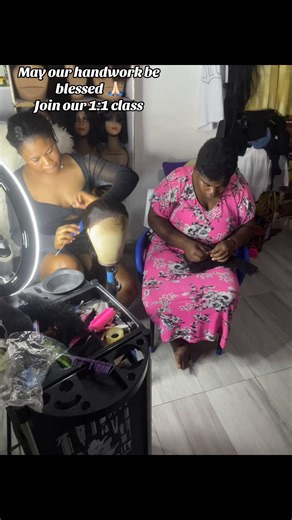 One month and two weeks intensive wig making and styling training