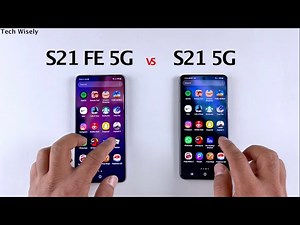 SAMSUNG S21 FE 5G vs S21 5G | Speed Test