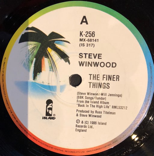 Steve Winwood - The Finer Things