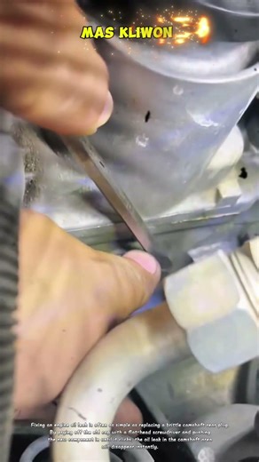 How to replace the Camshaft Rear Plug on an engine