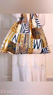 DIY!!! Easiest sleek Ankara/Pattern bag you can make from home in 5 minutes. No experience required!