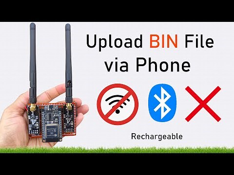 DIY: Build a Smart Bluetooth & WiFi Control Device with ESP32 + NRF24 Easy BIN File Upload via Phone