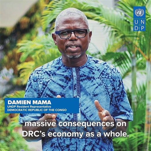 10K views · 51 reactions | From restoring local businesses and essential health services to providing psychosocial support and much more, Le PNUD en République démocratique du Congo's Resident Representative Damien Mama explains how we're working to deliver solutions to people and communities in need in the DRC. | United Nations Development Programme - UNDP | Facebook