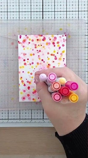 Make Magic with Markers and Transparent Texture Paste! #paperart #cardcreations #diy #carddesigner