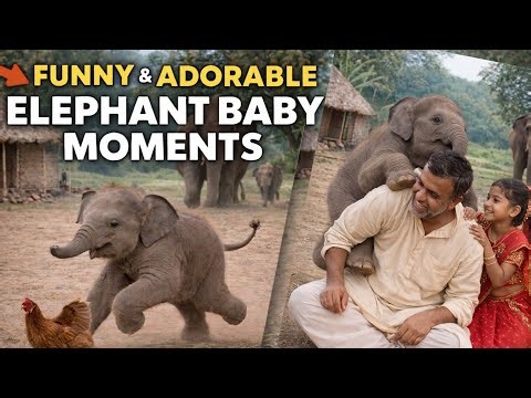 Elephant Baby Compilation | Funniest & Cutest Elephant Baby Moments Ever 🐘