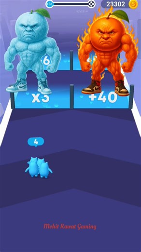 Count Master Challenge ⚡Who Wins? Fire 🔥 vs Ice ❄️131 Lavel complete #shortsgame#games #gaming#viral