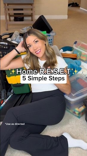 5 STEP R.E.S.E.T METHOD for Back-To-School Cleaning & Decluttering