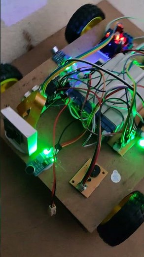 HVS-4612.Night patrolling Robot with GPS & Video email alerts using Raspberry pi #picam #soundsense