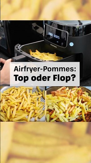 Airfryer-Pommes: Top oder Flop? Test Heißluftfritteusen 2024 (Stiftung Warentest)