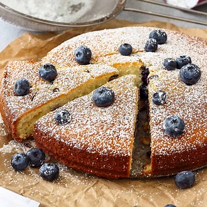 HOMEMADE BLUEBERRY CAKE - Our family’s favorite recipe. It’s quick to whip up, it’s soft & light and perfect with a cup of tea or coffee. RECIPE: https://www.happyfoodstube.com/simple-blueberry-cake/ | Happy Foods Tube - Quick and Easy Homemade Recipes