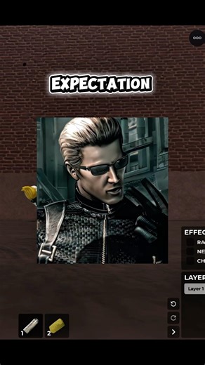 Drawing ALBERT WESKER in Roblox?! 🕶️🔥 #roblox #residentevil