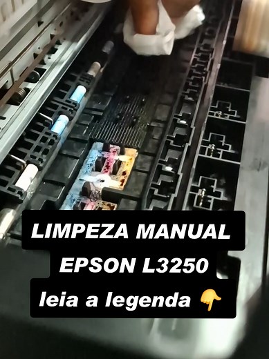 Limpeza Manual da Impressora Epson L3250