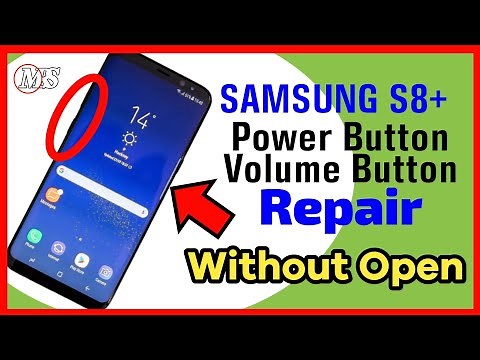 Samsung S8 Plus Power Button Replacement Without Open || Galaxy S8 Plus Volume Button Replacement