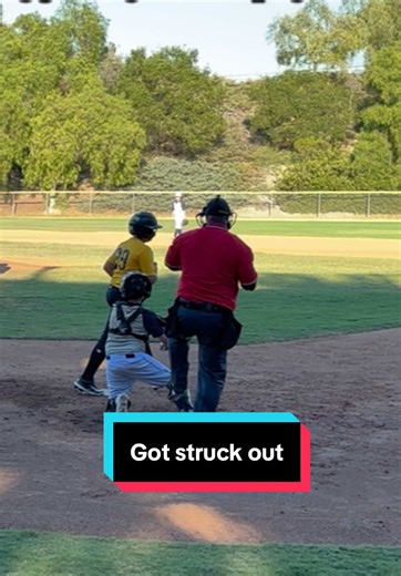 Nobody likes to show their strikeouts ⚾ #baseball #strikeout #youthbaseball #baseballtiktoks #batting