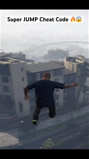 GTA 5 SUPER JUMP CHEAT CODE 💀 STORY MODE #gta #gta5 #shorts