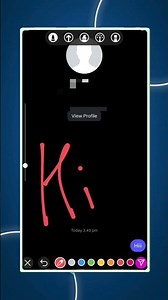 Instagram Chat New Draw Option! 🔥 | Doodle Feature Kaise Use Kare #shorts