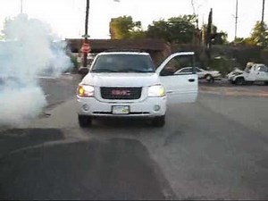 Quarter Stick of Dynamite Blows up Next To Car