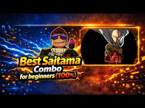Best Saitama Combo for beginners (100%) #tsb #thestrongestbattlegrounds #roblox #firstvideo #saitama